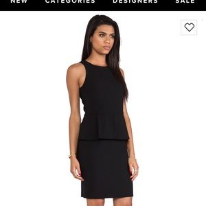 Theory black “Fefe” dress in Black